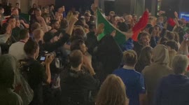 London: Italian fans celebrate Euro 2020 victory