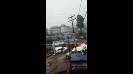Torrential flash floods sweep through northern India