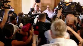 Georgian TV company owner breaks into city hall as tensions rise over cameraman's death