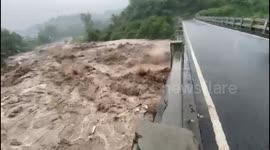 CloudBurst Triggered in Himachal Pardesh Made Horror Flash Flood