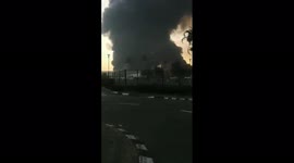 Brookside mall is on fire in Pietermaritzburg, South Africa