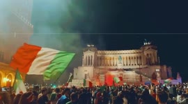 Euro 2020 – Fans Celebrate Second Championship Win Across Italy 5