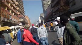 Protests break-out in Johannesburg, South Africa
