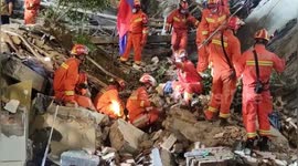 Hotel collapses in eastern China burying at least 20