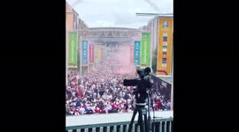 Euro 2020 – Fans Gather At Wembley Stadium Hours Before Final Match 2