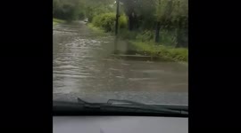 Storms cause flash flooding In London snd Southern England