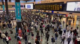 Heavy rain and flash fooding causes travel chaos in London
