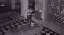 Miscreant robs temple's donation box in central India
