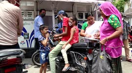 Signature campaign against Modi Government over increased fuel prices in Rajasthan, India