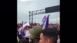 US: Supporters Of Cuban Protest Shut Down Palmetto Expressway Miami 2