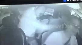 Chinese taxi driver assaulted by passenger after telling him to 'stop arguing'