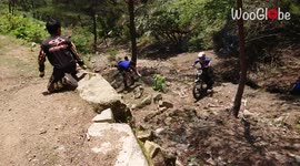 'Stunt Practice on Trail Bike Goes Horribly Wrong '