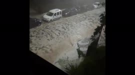 Zurich battered with strong winds and heavy rain as storm passes over Switzerland