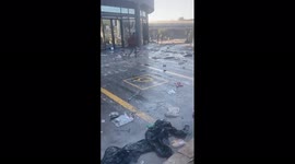 Aftermath of looting in Durban area of South Africa after jailing of ex-leader Jacob Zuma