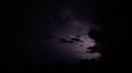 Newsflare Edit - Night Time Slow Motion Lightning Strike captured at 240FPS - Lightning Crawler