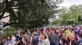 France: Anti-Vaccine Protests Across Country On Bastille Day 4
