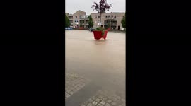 Code Red warning issued as storms cause severe flooding across Netherlands