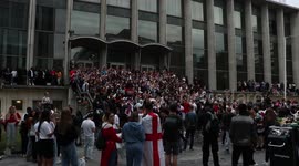 Carnage During The Euro 2020 Final - England Fans Go Wild, Fight, & Break Into Pub