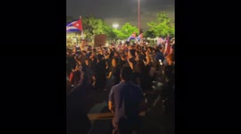 US: SOS Cuba Solidarity Protest Outside Southern Command In Florida 6