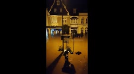 Streets of town in west Germany left submerged after relentless rain