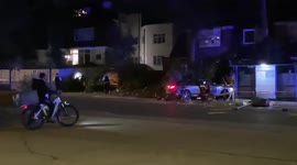 Car thief crashes into bus stop after POLICE CHASE in London