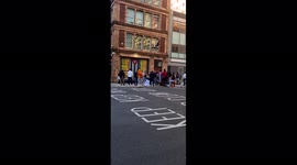 Protests at the Embassy of Cuba in London, UK