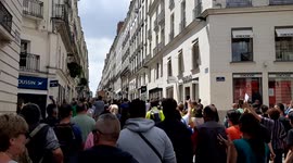 A thousand people march against health pass and vaccination in Nantes, France