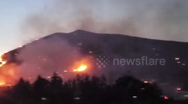 US: Red Apple Fire In Chelan County, WA Grows, Forces Evacuation