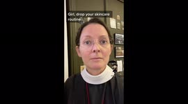Nun, 55, goes viral after sharking skincare routine on TikTok