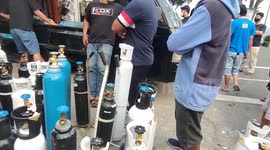 Oxygen shortages amid increasing COVID-19 cases in Indonesia