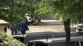 President of the United States Joe Biden walks to the Eisenhower Executive Office Building from The White House in Washington, D.C. on July 15, 2021