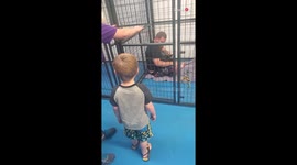 Mum films as her excited 4-year-old son reunites with lost dog