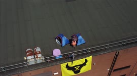 Animal Rebellion blockades McDonald's burger factory in Scunthorpe