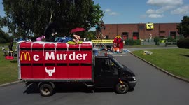 Animal Rebellion blockades McDonald's burger factory in Scunthorpe
