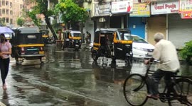 City soaked after heavy monsoon downpour in Mumbai, India