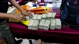 Man caught on train in India with forty THOUSAND dollars-worth of cash