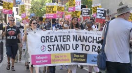 Black Lives Matter Protest, Manchester, United Kingdom, 17th July 2021.