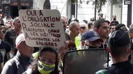 'Gilets jaunes' protest in Paris against planned French 'health pass' rules