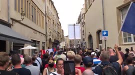 Thousands protest in Metz against mandatory health pass in France