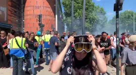 Tear gas in Toulouse as France sees nationwide protests against 'health pass'