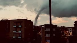 Italy: Landspout Spotted In Cerignola, Puglia 3
