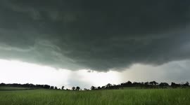 Dramatic Thunderstorm Updraught Base - Time Lapse