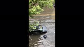 US: Storms Bring Downpours And Flooding In Newark, New Jersey 2