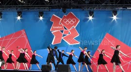 ARCHIEVE: Olympic Games in London 2012: Concert 1 year to go on Trafalgar square, London, UK