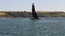 Sail GP on the Plymouth sound today PLYMOUTH DEVON  Uk 2021