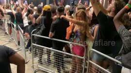 Excited clubbers queue to enter 'Heaven' in central London at midnight