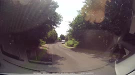 UK Driver - Fast reactions - avoid Collison with speeding boy racer