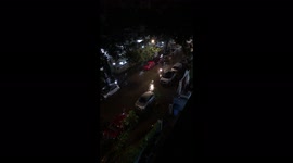 Heavy rain leads to water logging and cars submerged in Mumbai, India