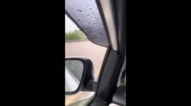 Mumbai-Pune Expressway was flooded with rain