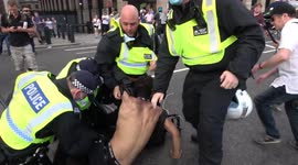 YouTube livestreamer arrested during London anti-lockdown protest on Freedom Day